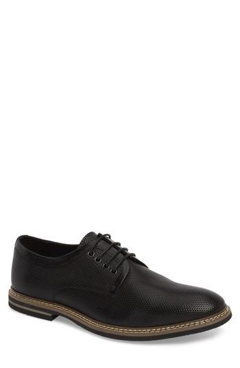 Men's English Laundry Canning Plain Toe Derby .5 M - Black