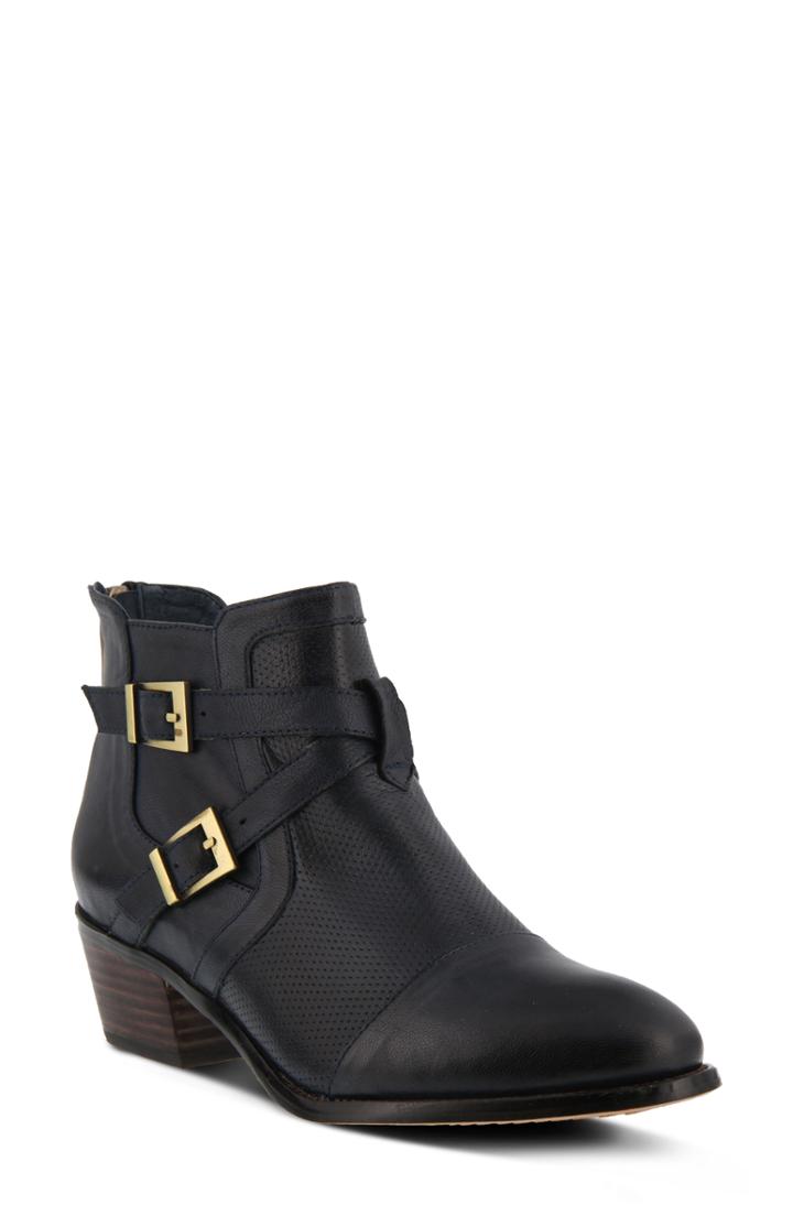 Women's Spring Step Alethea Bootie .5-6us / 36eu - Blue