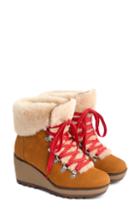 Women's J.crew Nordic Wedge Bootie M - Brown