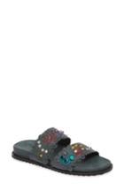 Women's Free People Spellbound Embellished Slide Sandal Us / 36eu - Black