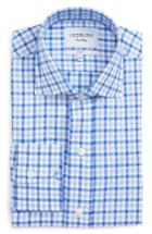 Men's Ledbury Slim Fit Check Dress Shirt - - Blue