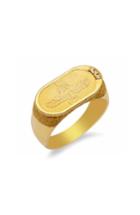 Women's Conges Old School White Diamond Scarab Ring