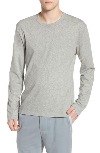 Men's James Perse Crewneck Cotton Sweatshirt (s) - Grey