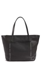Rebecca Minkoff Unlined Front Pocket Leather Tote - Black