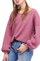 Women's Free People Shadow Sweater - Red