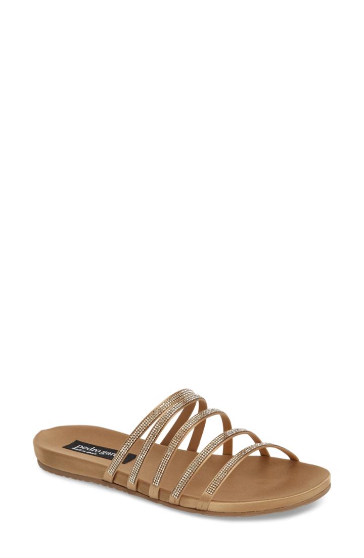Women's Pedro Garcia Gala Slide Sandal Us / 36eu - Metallic