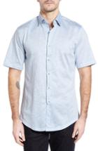 Men's Stone Rose Light Flame Knit Shirt - Blue