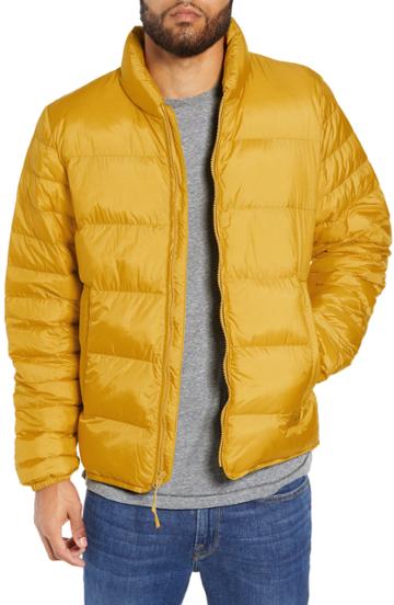 Men's Herschel Supply Co. Water Resistant Featherless Puffer Jacket - Yellow