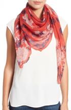 Women's Alexander Mcqueen Hummingbird Skull Print Silk Scarf