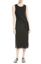 Women's Theory Dorotea K Tie Front Cotton Interlock Dress