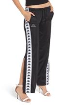Women's Kappa Banda Astoria Side Snap Track Pants - Black