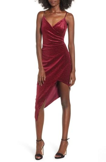 Women's Love, Nickie Lew Velvet Surplice Dress