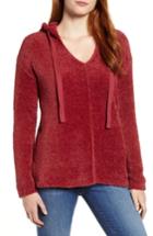 Women's Caslon Off-duty Sweater Hoodie - Red