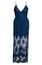 Women's Socialite Embroidered Maxi Dress