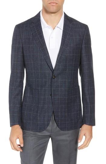 Men's Rodd & Gunn Paddington Check Wool Blend Sport Coat - Blue