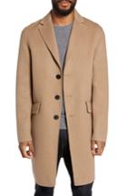 Men's Lamarque Wool Blend Topcoat, Size - Beige