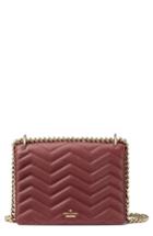 Kate Spade New York Reese Park - Marci Quilted Leather Shoulder Bag - Red