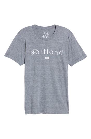 Men's Casual Industrees Portland Riders T-shirt - Grey