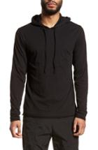 Men's Vince Layered Long Sleeve Pullover Hoodie - Black