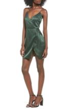 Women's Majorelle Nina Wrap Minidress - Green
