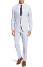 Men's Boss Janon/lenon Trim Fit Stretch Cotton Seersucker Suit