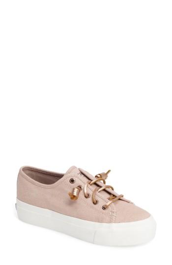 Women's Sperry Sky Sail Platform Sneaker .5 M - Pink