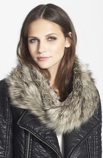 Echo Faux Fur Infinity Scarf