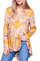 Women's Free People Field Of Butterflies Swing Back Top - Metallic
