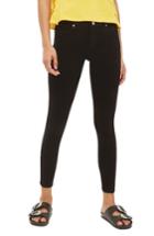 Petite Women's Topshop Sidney Skinny Jeans X 28 - Black