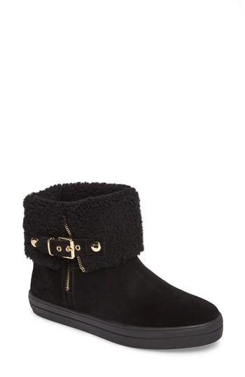 Women's Burberry Genuine Shearling Boot Us / 37eu - Black