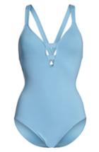 Women's Seafolly Active Deep-v One-piece Swimsuit Us / 8 Au - Blue