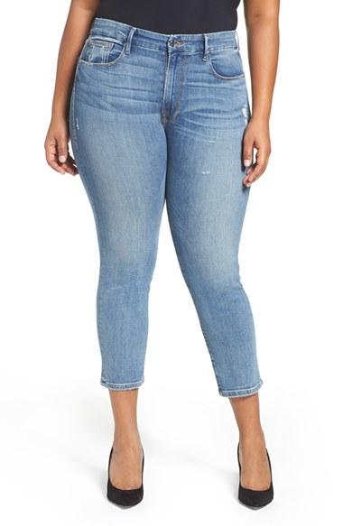 Women's Good American Good Cuts High Rise Boyfriend Jeans