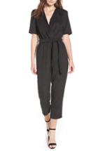 Women's Lira Clothing Natalie Belted Jumpsuit - Black