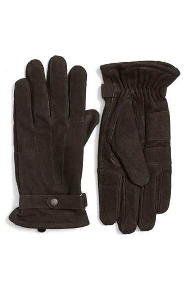 Men's Barbour Leather Gloves