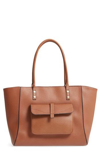 Danielle Nicole Spencer Leather Tote - Brown