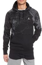 Men's Nike Jordan Wings Graphic Hoodie - Black