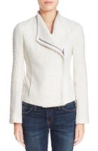 Women's Truth & Pride Metallic Tweed Jacket - Ivory