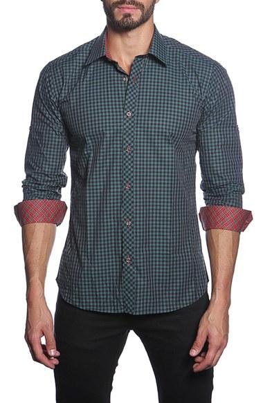 Men's Jared Lang Trim Fit Gingham Sport Shirt