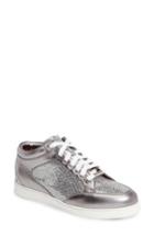 Women's Jimmy Choo Miami Glitter Sneaker .5us / 36.5eu - Metallic