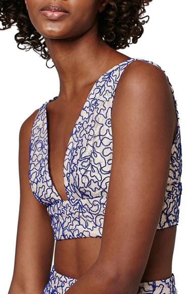 Petite Women's Topshop Corded Lace Bralette