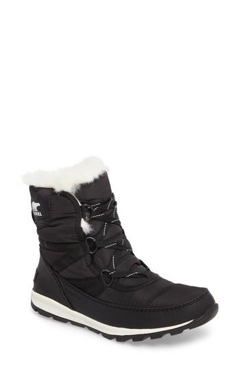 Women's Sorel Whitney Snow Bootie M - Black
