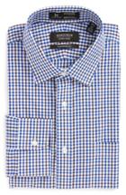 Men's Nordstrom Men's Shop Smartcare(tm) Traditional Fit Check Dress Shirt 33 - Brown