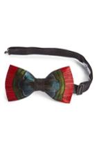 Men's Brackish & Bell Hemingway Feather Bow Tie, Size - Blue