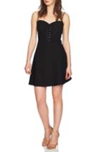 Women's Cece Robin Lace-up Dress - Black