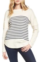Women's Splendid Seabrook Stripe Sweatshirt - Ivory