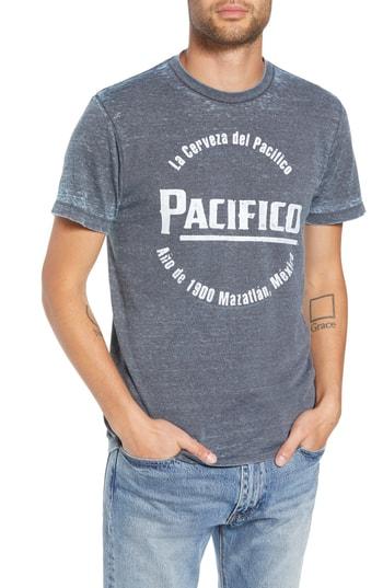 Men's The Rail Pacifico Burnout T-shirt - Blue