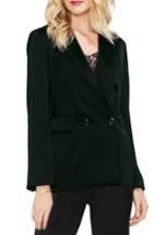 Women's Vince Camuto Double Breasted Blazer - Black