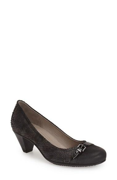 Women's Ecco 'touch 50' Buckle Pump -5.5us / 36eu - Black
