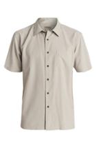 Men's Quiksilver Waterman Collection 'cane Island' Fit Short Sleeve Sport Shirt