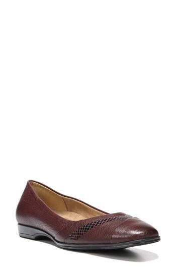Women's Naturalizer 'jaye' Ballet Flat .5 W - Red